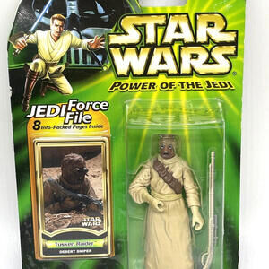 Star Wars POTJ Tusken Raider Desert Sniper Action Figure Hasbro 2000 SEALED